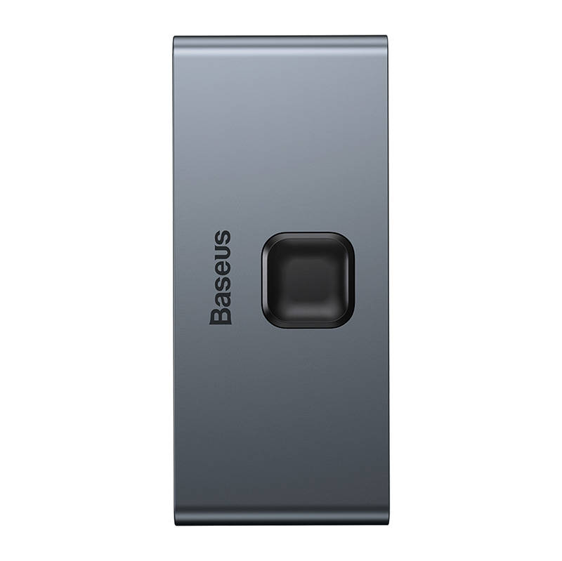 BASEUS HDMI сплитер/двупосочен превключвател /2в1 или 1в2/, 4K, 30Hz, CAHUB-BC0G /сив/