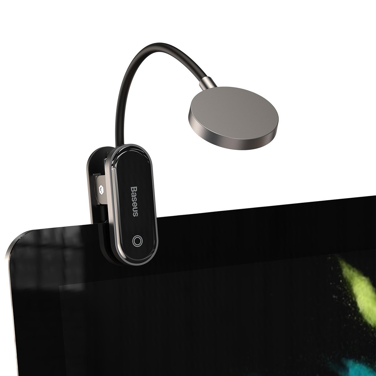 BASEUS LED Лампа за четене, с щипка за захващане, DGRAD-0G /сива/