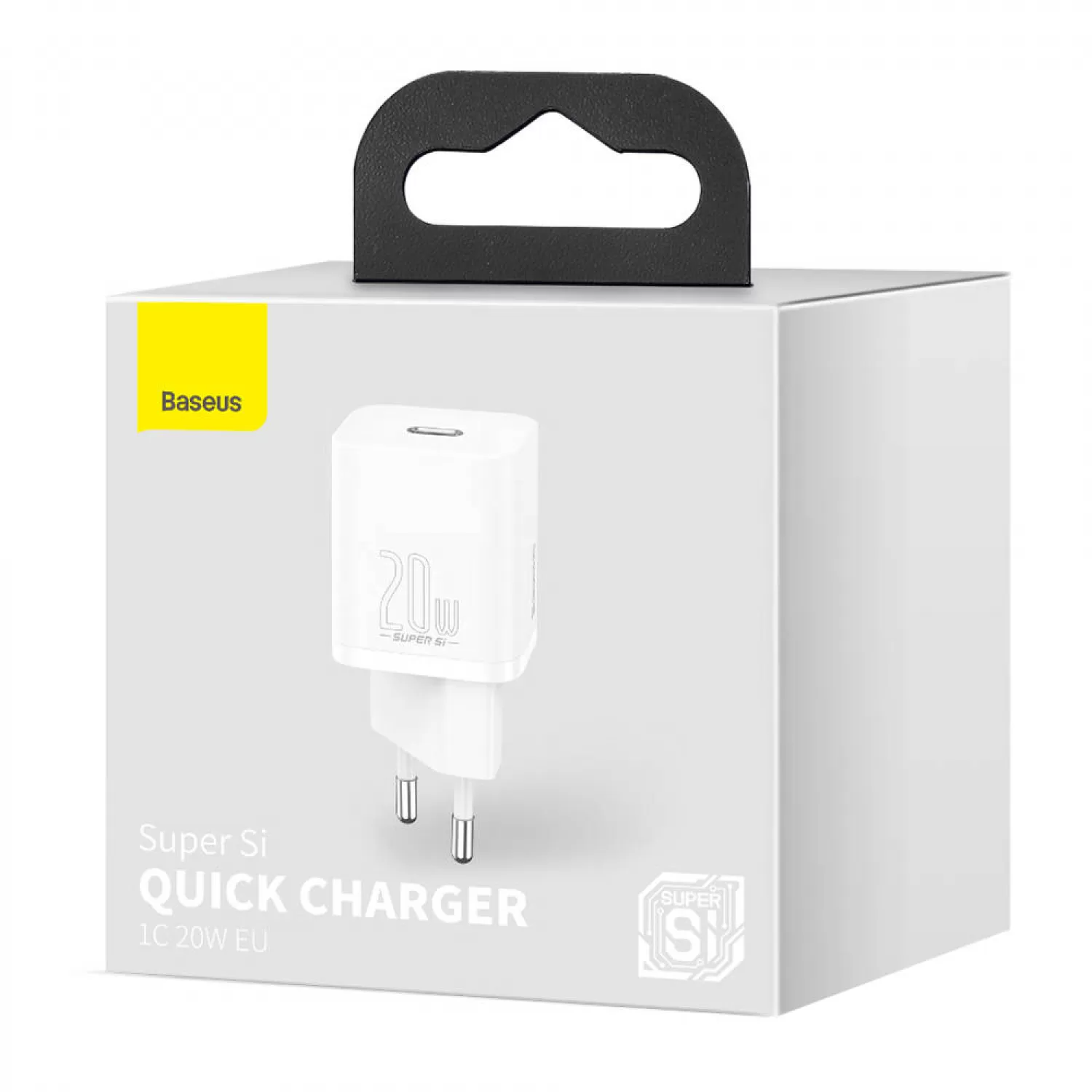BASEUS 220V 20W, USB-C, Super Si, бял - CCSUP-B02