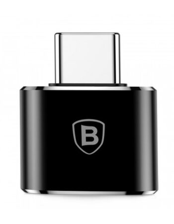 BASEUS Mini Преходник от Type-C към USB-A, 2.4A, CATOTG-01 /черен/
