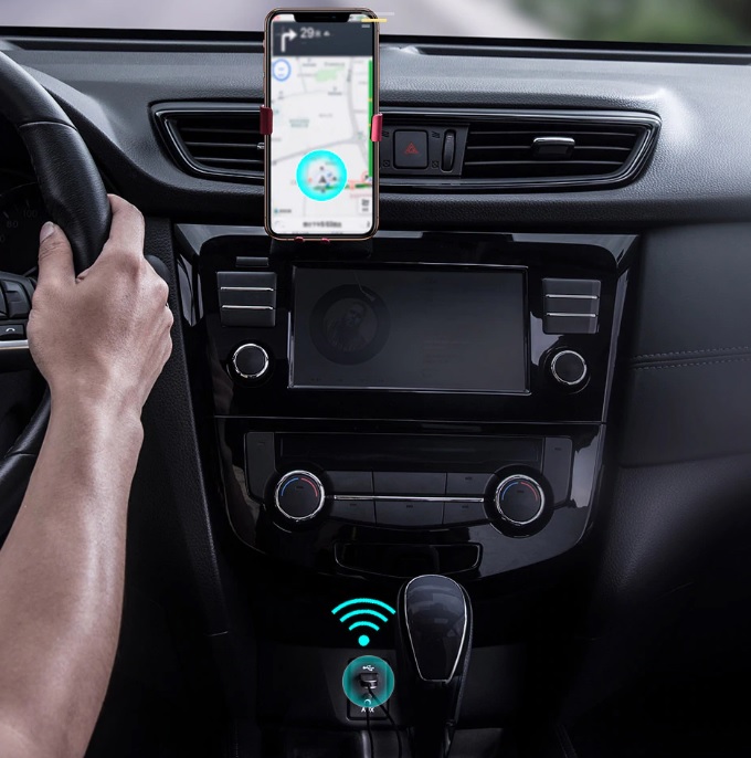 BASEUS Преходник AUX - Bluetooth, 3.5 m, CABA01-01 /черен/ - Image 5