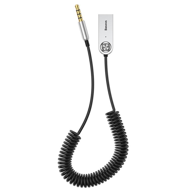 BASEUS Преходник AUX - Bluetooth, 3.5 m, CABA01-01 /черен/