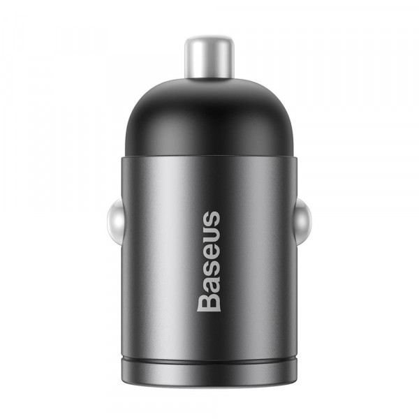 BASEUS 12V 30W, USB-A, Tiny Star Mini, сив - VCHX-A0G - Image 3