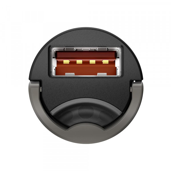 BASEUS 12V 30W, USB-A, Tiny Star Mini, сив - VCHX-A0G - Image 4