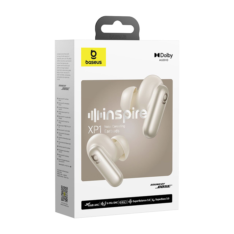 BASEUS HF Inspire XP1 Sound by Bose ANC TWS /бял/ - A0010903 - Image 2