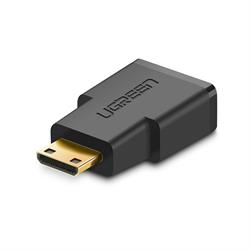 UGREEN Преходник Адаптер от Mini HDMI /м/ към HDMI /ж/ /черен/ - 20101 / 20101