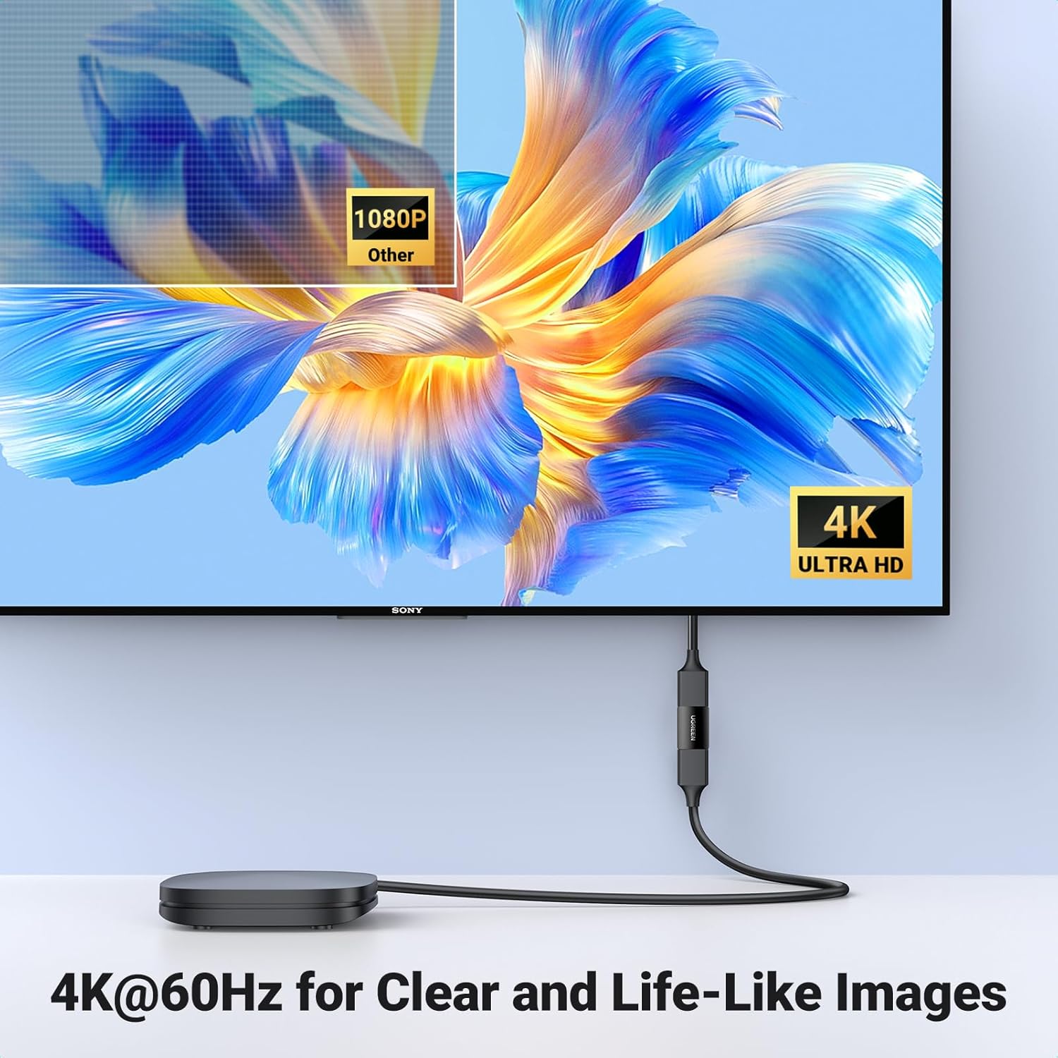 UGREEN Преходник Адаптер HDMI /ж-ж/ /черен/ - 20107 / 20107