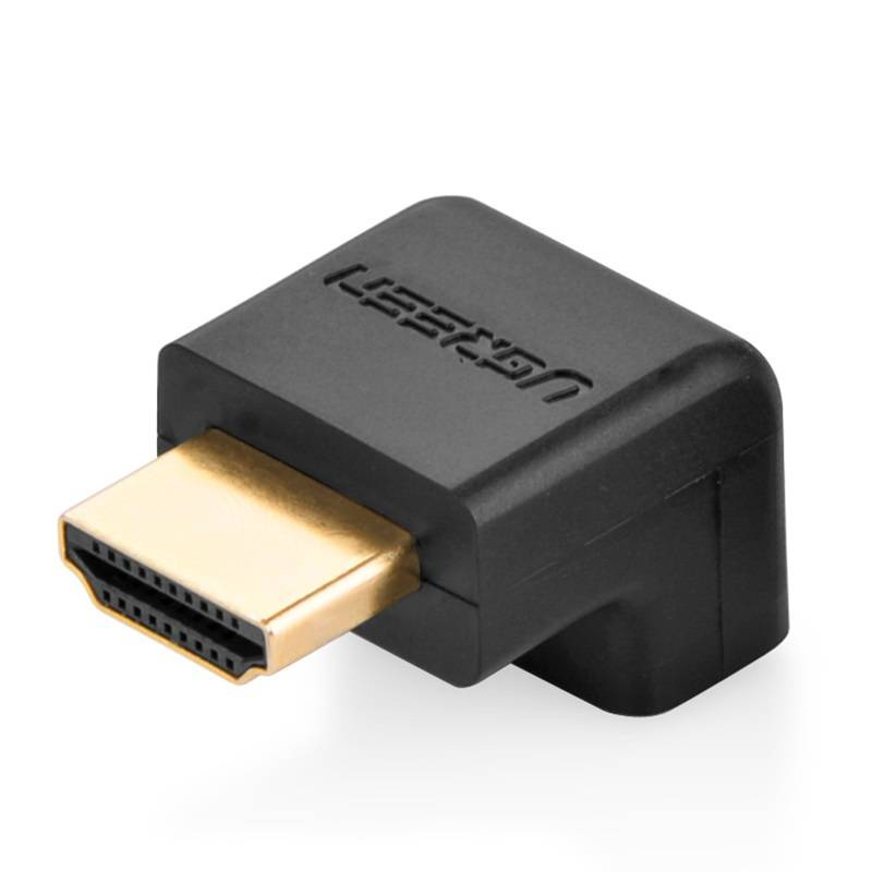 UGREEN Преходник Адаптер HDMI /ж-м/ Angled /черен/ - HD112 / 20109