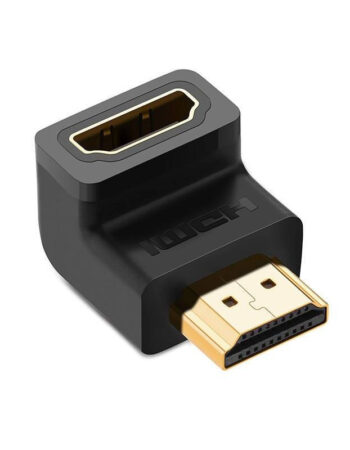 UGREEN Преходник Адаптер HDMI /ж-м/ Angled /черен/ - HD112 / 20109
