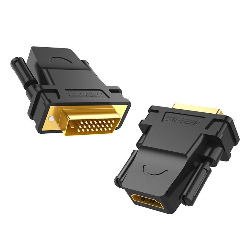 UGREEN Преходник Адаптер от DVI /м/ към HDMI /ж/ /черен/ - CM326 / 20124