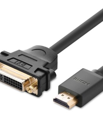 UGREEN Кабел HDMI /м/ - DVI /ф/, 0,22m. 1080p /черен/ - 20136 / 20136