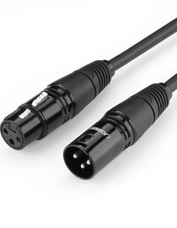 UGREEN Аудио кабел XLR /ж-м/ Extension cable, 5m /черен/ - AV130 / 20712