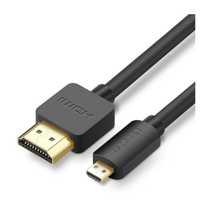 UGREEN Кабел HDMI /м/ - micro HDMI /м/, 1m. 4K /черен/ - HD127 / 30148