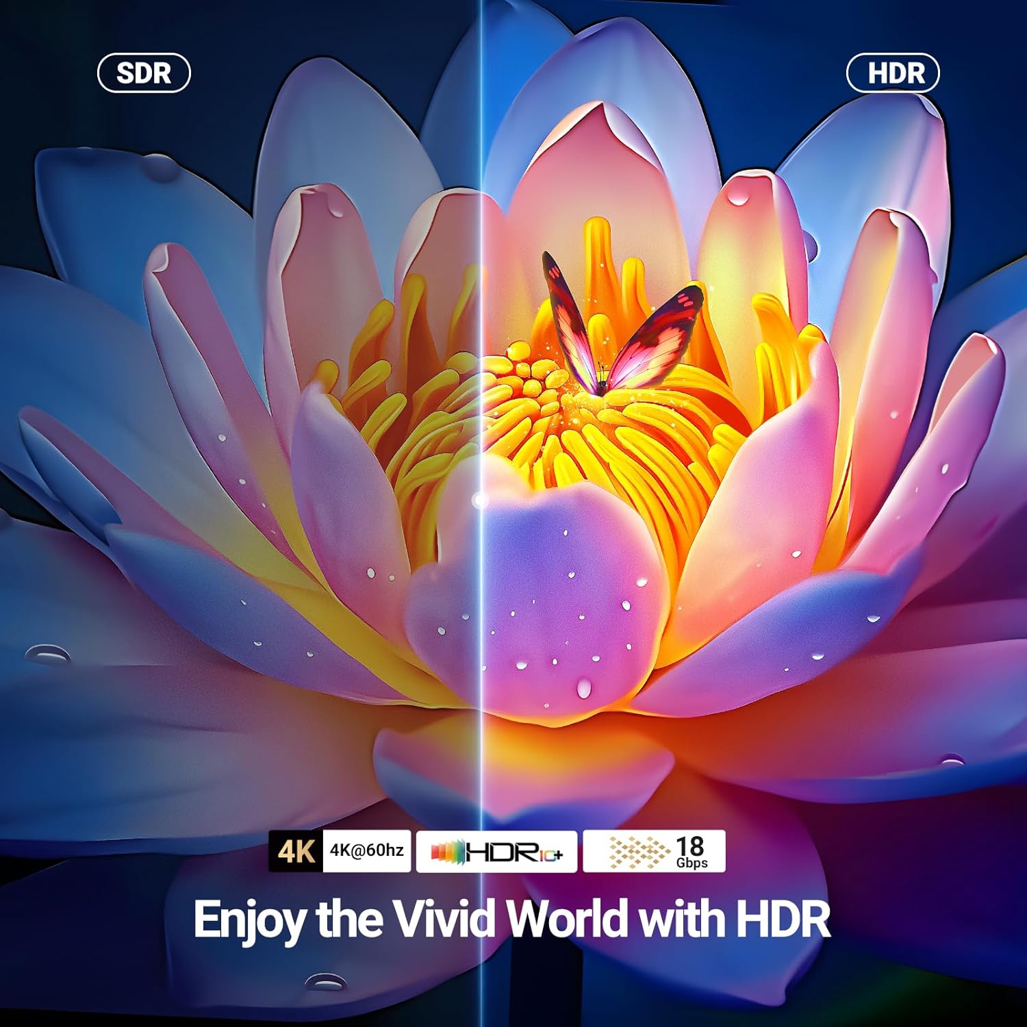 UGREEN Кабел HDMI - HDMI, 15m. 4K /черен/ - HD118 / 40416