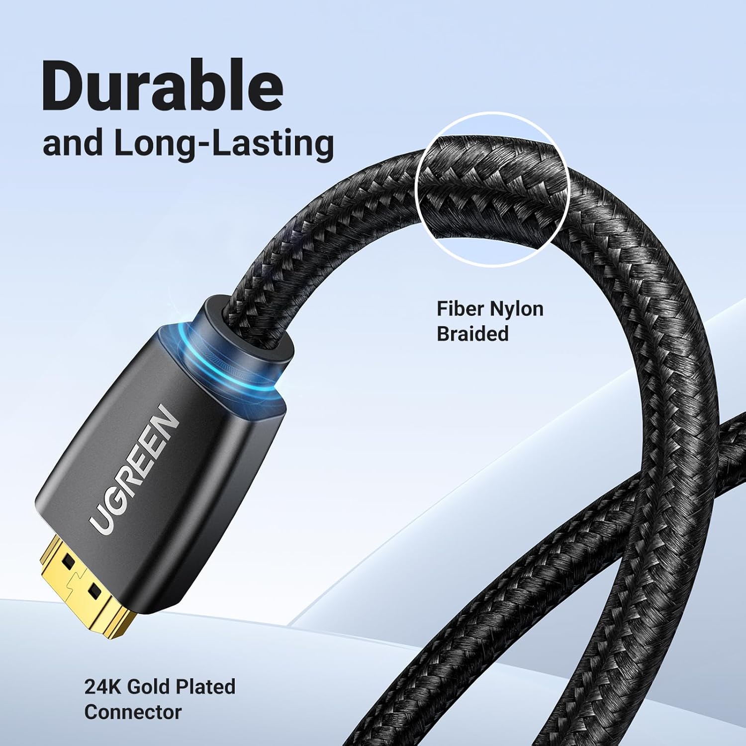 UGREEN Кабел HDMI - HDMI, 15m. 4K /черен/ - HD118 / 40416