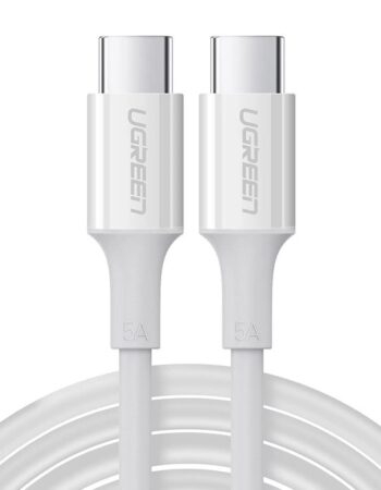 UGREEN Кабел C-C, 1m, 5A /бял/ - US300 / 60551