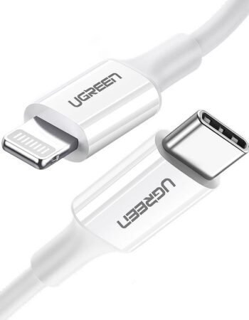 UGREEN Кабел C-L, 0.5m, 3A /бял/ - US171 / 60747