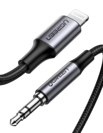 UGREEN Аудио Кабел Lightning /м/ към AUX/м/ 3.5mm, 1m. /черен/ - US315 / 70509