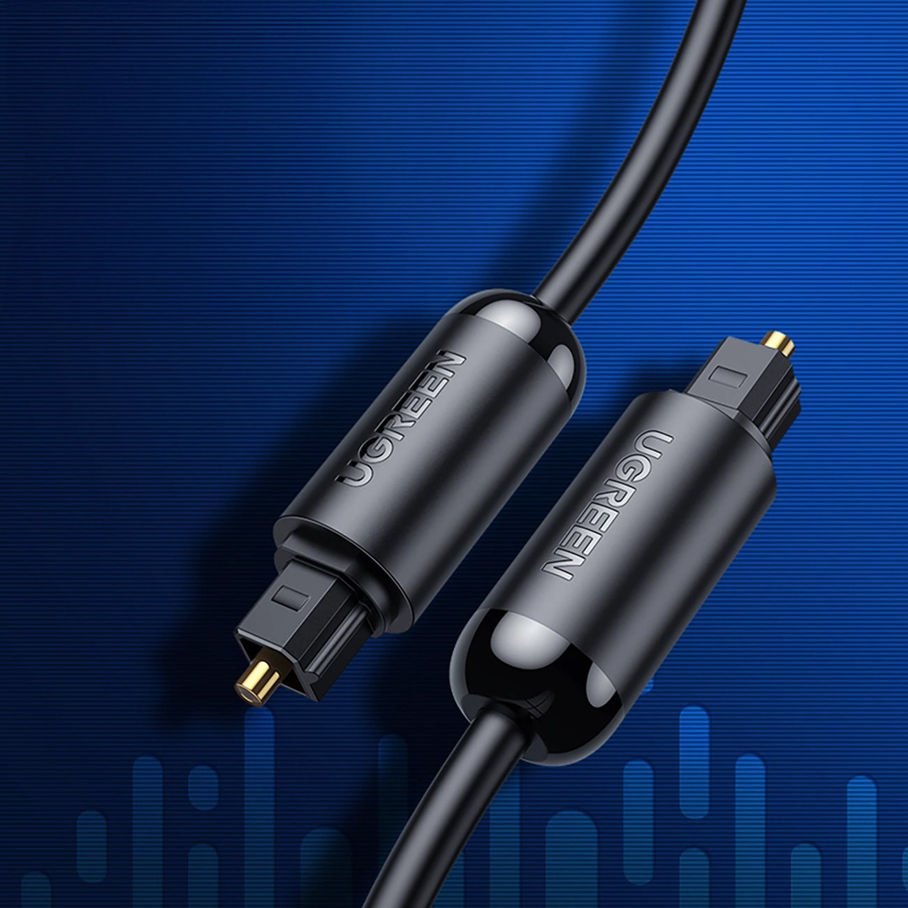 UGREEN Аудио кабел Toslink Optical 2m /черен/ - AV122 / 70892