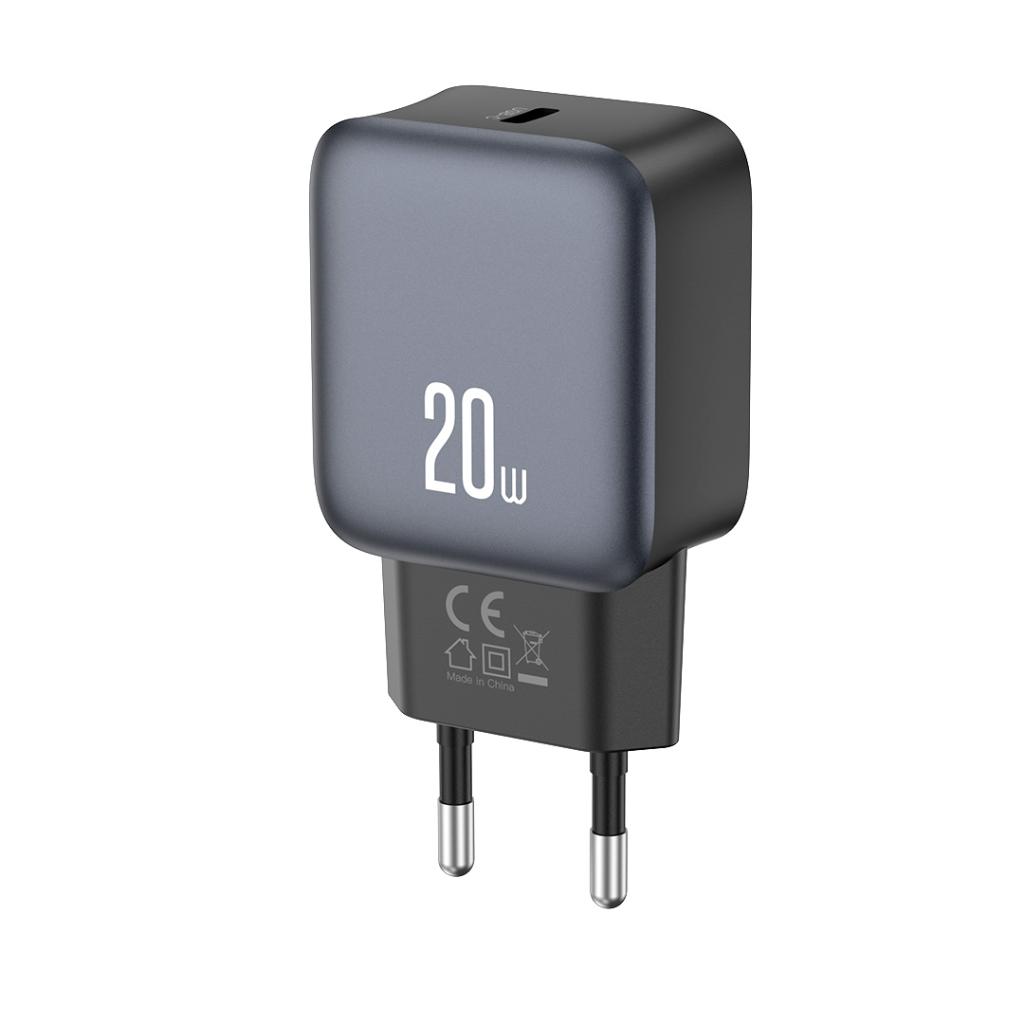 XO 220V 20W, USB-C L153 /черен/