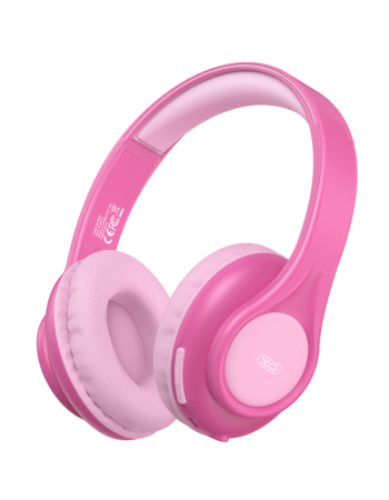 XO HF Bluetooth Overear, Cartoon Kids, розови - BE54