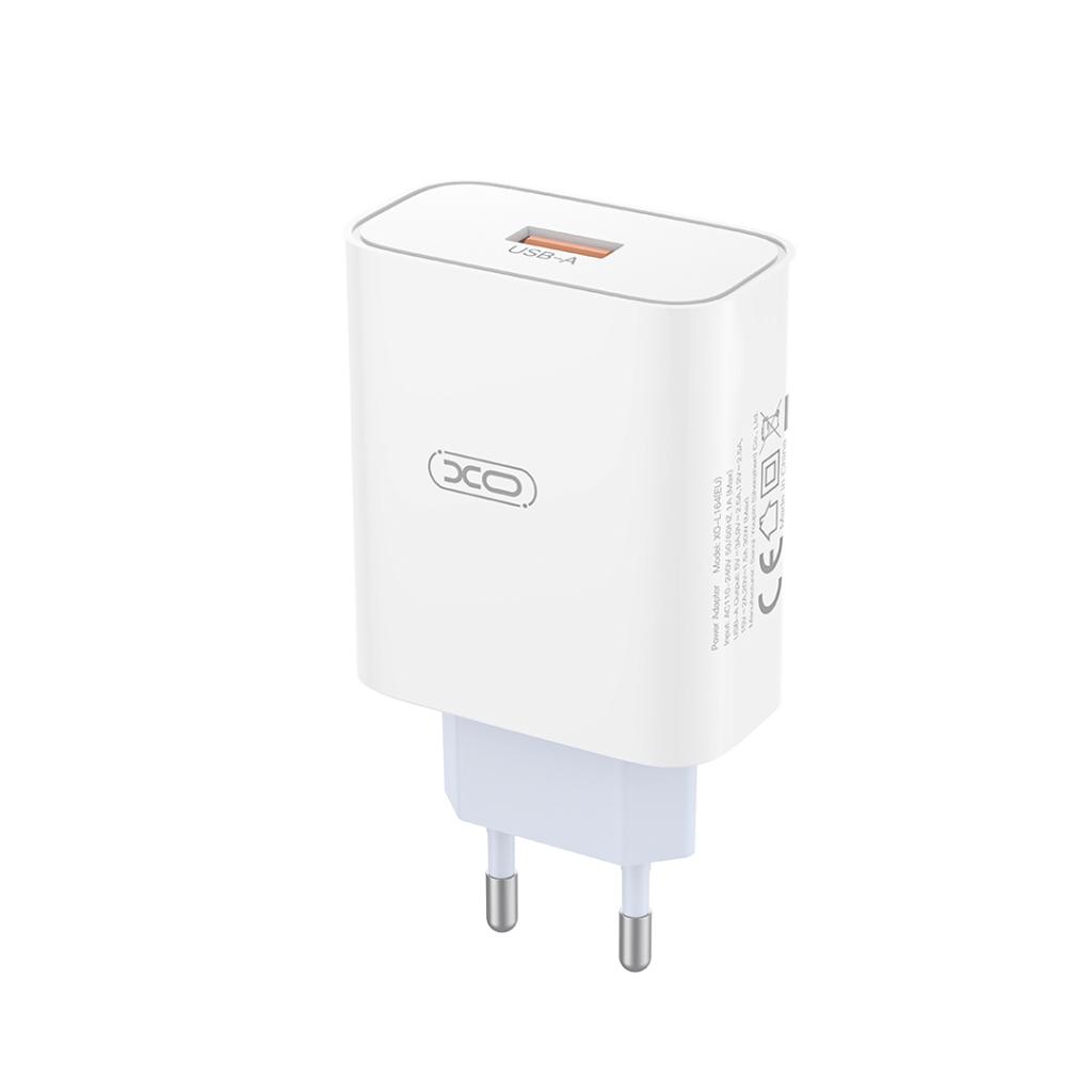 XO 220V 120W, USB-A, кабел A-C, /Xiaomi/ бял - L164
