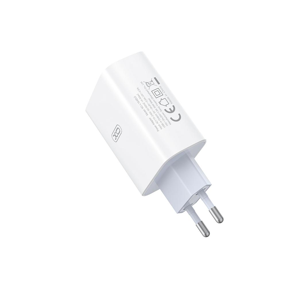 XO 220V 120W, USB-A, кабел A-C, /Xiaomi/ бял - L164