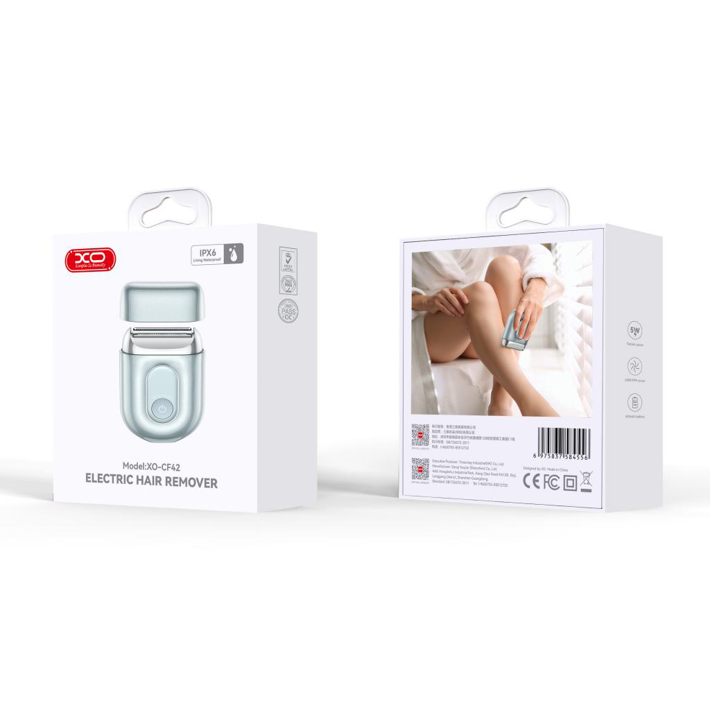 XO Електрическа самобръсначка Mini Portable, /син/ - CF42
