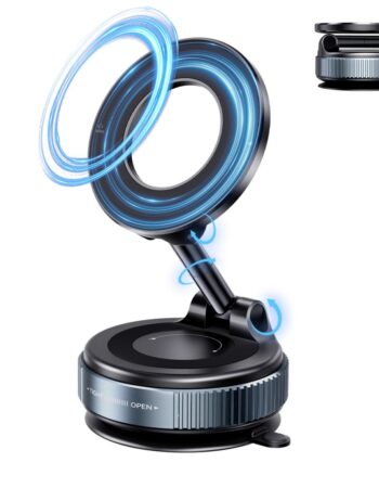 XO Холдер Magnetic Suction cup, Manual locking с вакуум C169 /черен/
