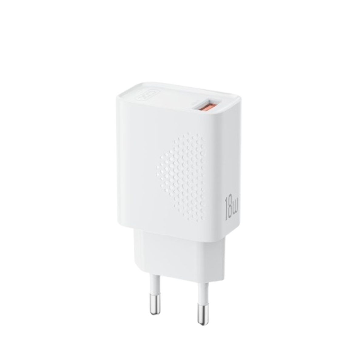 XO 220V 18W, USB-A + кабел USB-A - Type-C, L159 /бял/