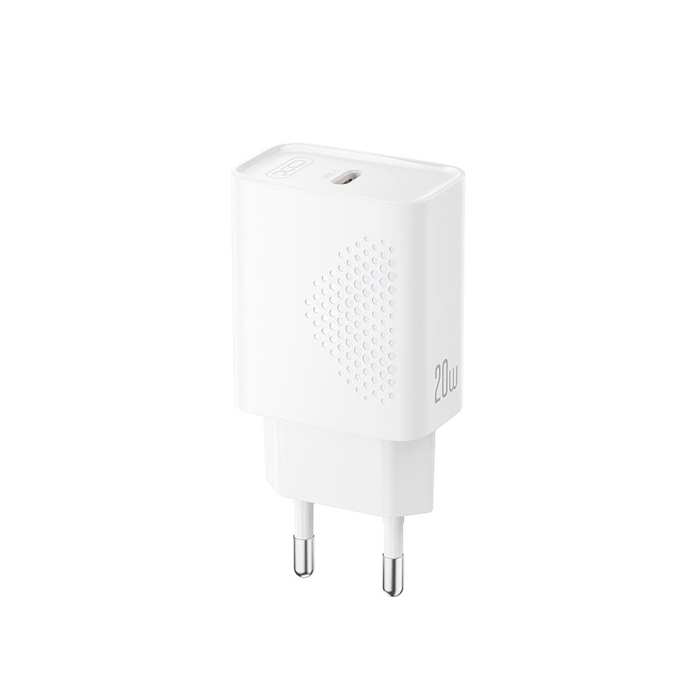 XO 220V 20W, USB-C, бял - L160