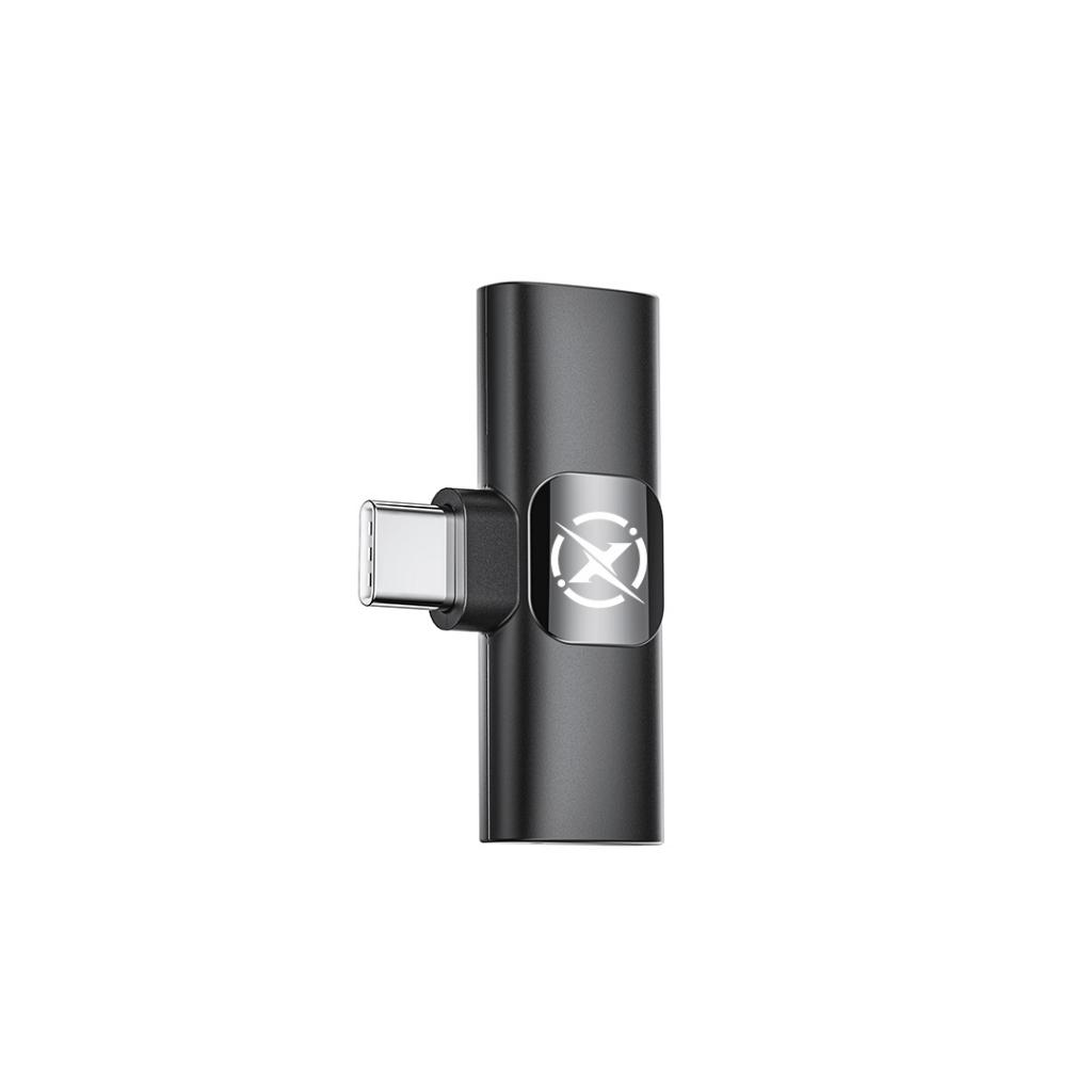 XO Микрофони, Type-C/Lightning, Noice-cancelling, WIreless /черен/ - MC14 Dual