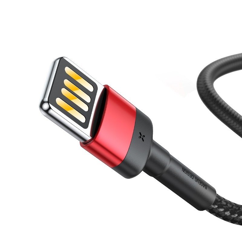 BASEUS Кабел USB-A - Lightning, 1м, 2.4A, SET 20 броя /черен + червено/ - CALKLF-G91 - Image 4