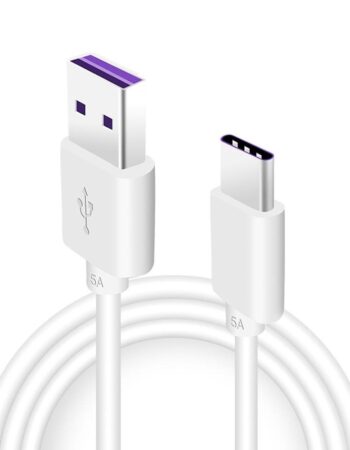 Huawei Кабел USB-A - Type-C, 1м, 5A (service pack) /бял/