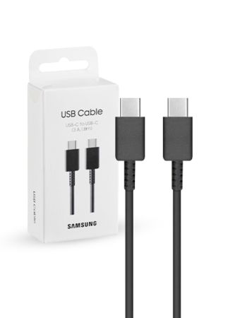 Samsung Кабел Type-C - Type-C, 1м, 3A, EP-DA705BBE (опаковка) /черен/