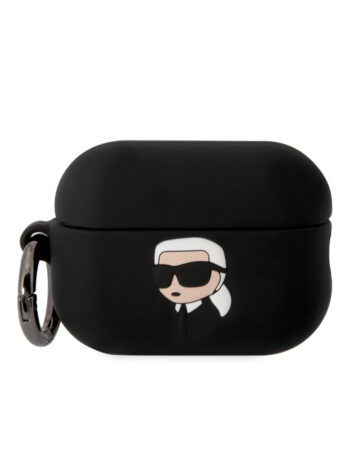 Karl Lagerfeld Калъф AirPods Pro 2, 3D Logo NFT Karl Head Silicone /черен/ - KLAP2RUNIKK