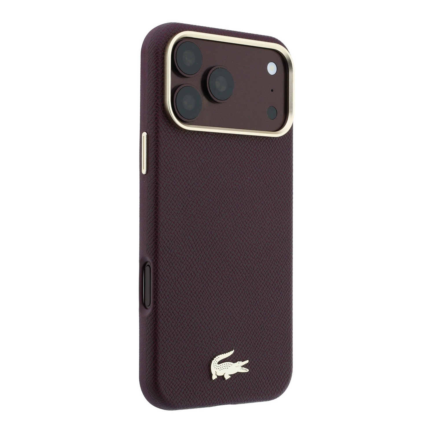 LACOSTE Калъф Apple iPhone 18 Pro Max/ 17 Pro Max, PU Leather Champs Elysees Gold Logo MagSafe /бордо/ - LCHMP18X6PSWCEDR