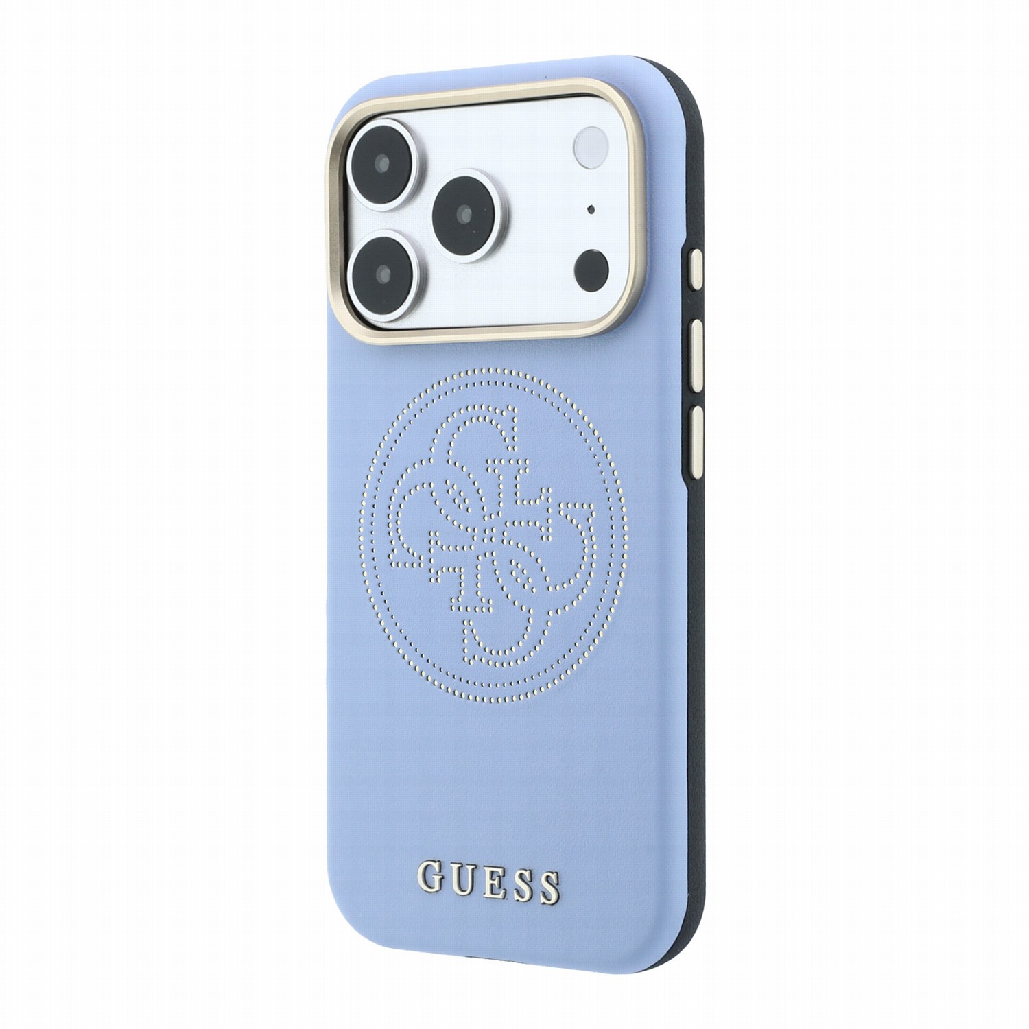 GUESS Калъф Apple iPhone 18 Pro/ 17 Pro, PU Semi Wrap Perforated 4G Logo MagSafe /син/ - GUHMP18L6PS4SRGB