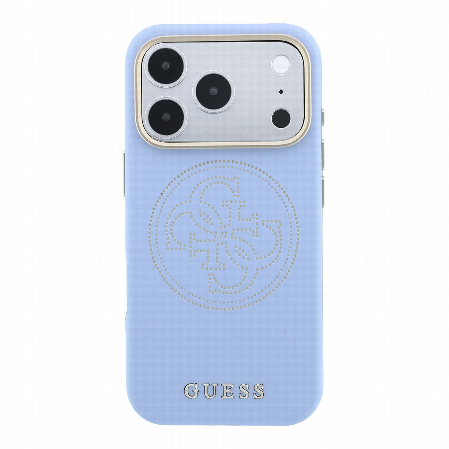 GUESS Калъф Apple iPhone 18 Pro/ 17 Pro, PU Semi Wrap Perforated 4G Logo MagSafe /син/ - GUHMP18L6PS4SRGB