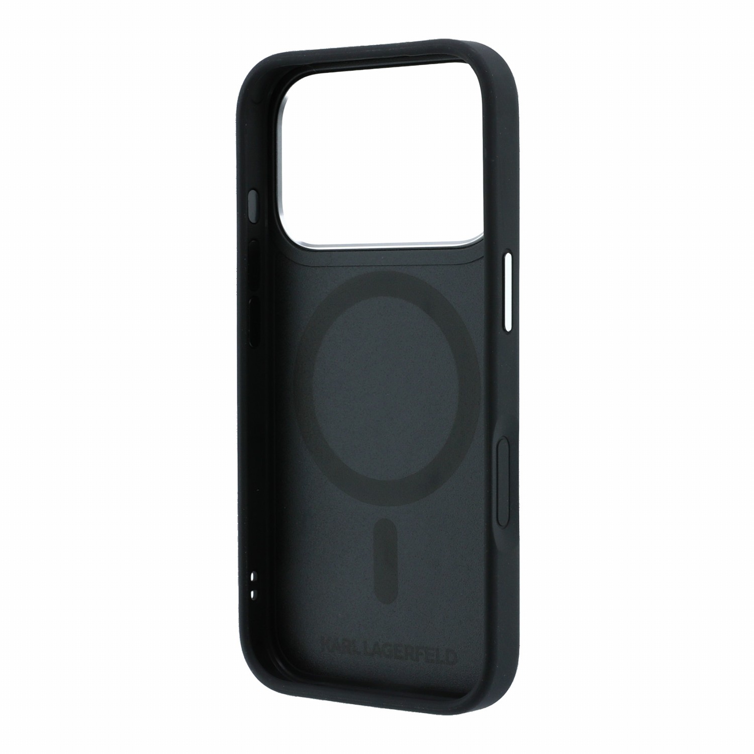 Karl Lagerfeld Калъф Apple iPhone 18 Pro Max/ 17 Pro Max, PU Saffiano Ring Stand MagSafe /черен/ - KLHMP18X6PSARSKMK