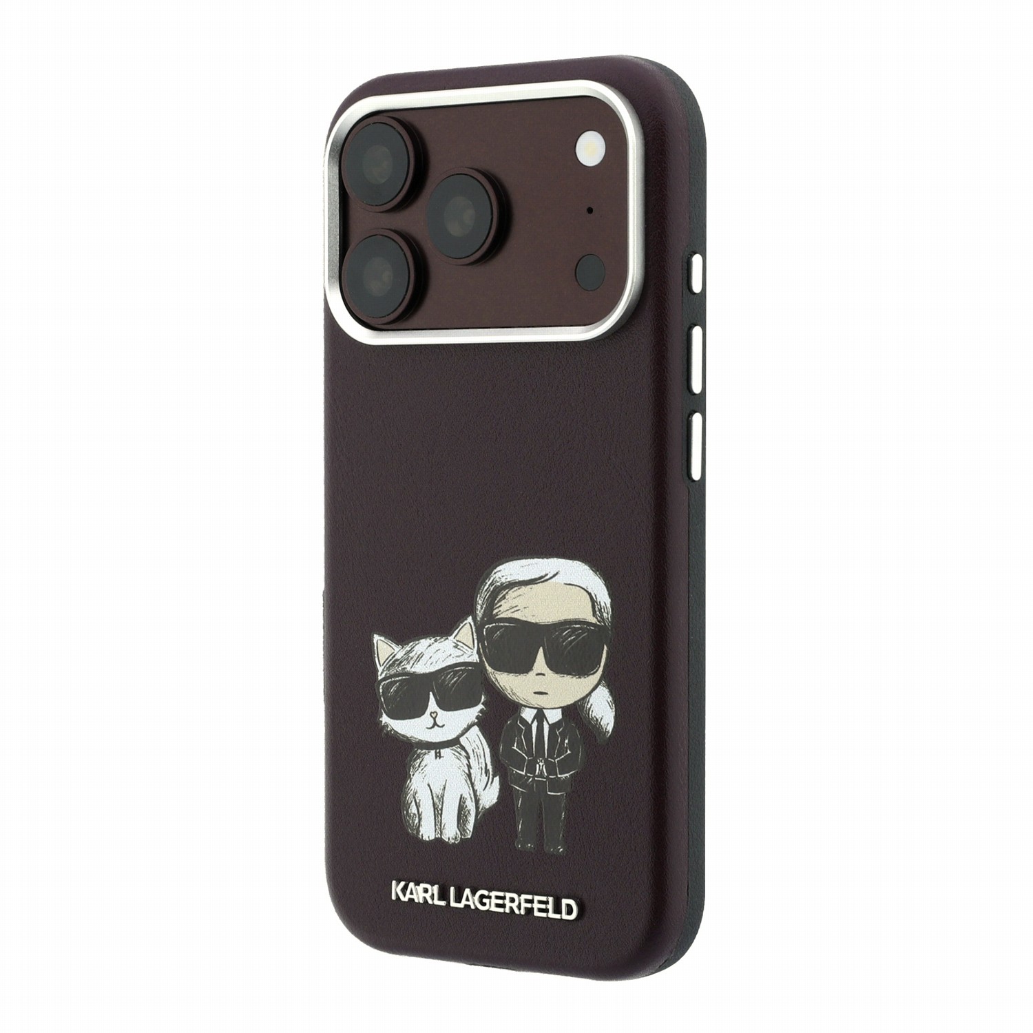 Karl Lagerfeld Калъф Apple iPhone 18 Pro/ 17 Pro, PU Semi Wrap Smooth Sketch Bodies Magsafe /бордо/ - KLHMP18L6PWKCIDR