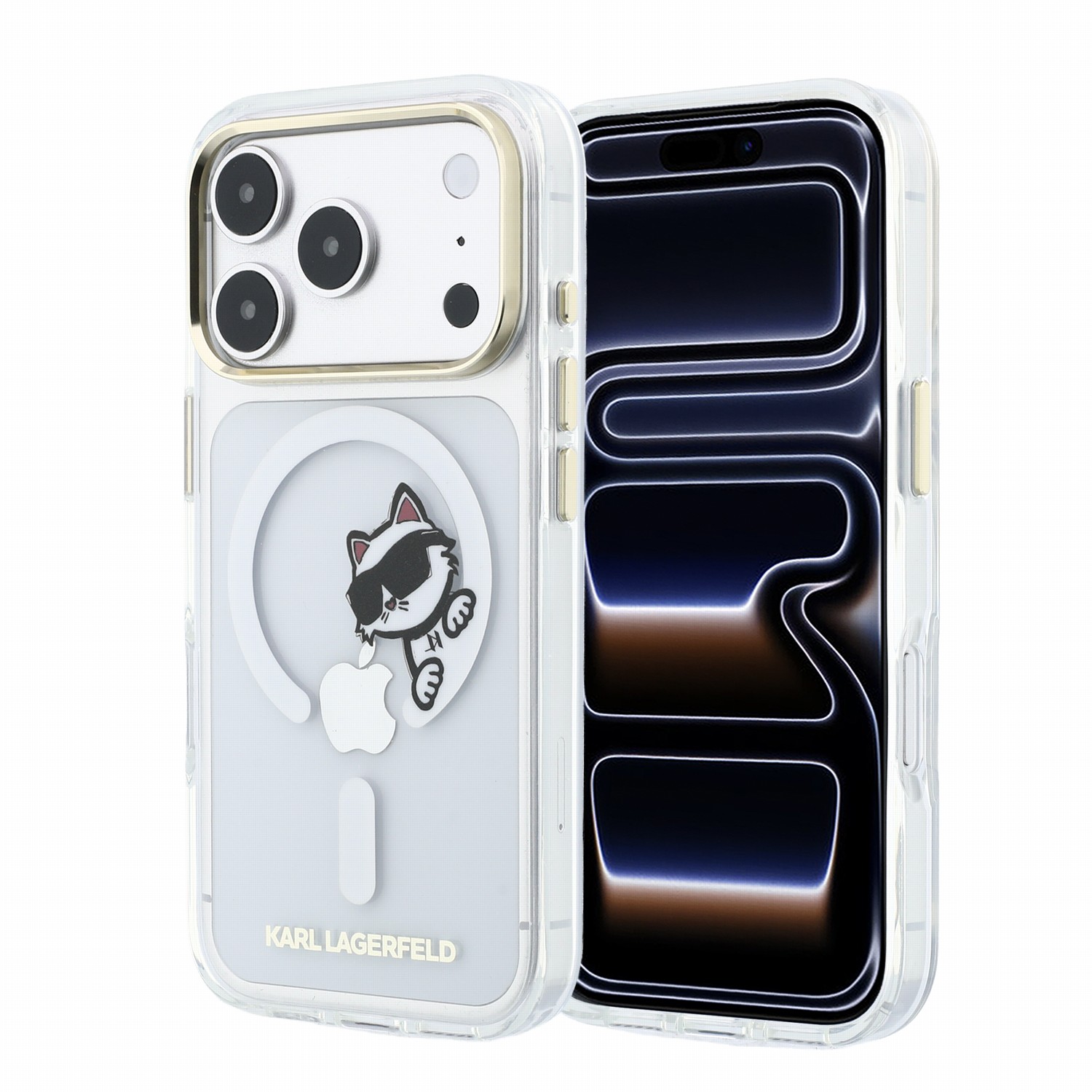 Karl Lagerfeld Калъф Apple iPhone 18 Pro/ 17 Pro, IML Choupette Peekaboo MagSafe /прозрачен/ - KLHMP18L6HCPSCT