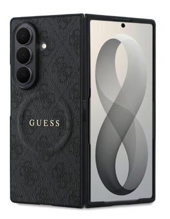 GUESS Калъф Samsung Z Fold 8 Ultra, PU Leather 4G Magnetic, черен - GUHMZFD8P4MSEGCK