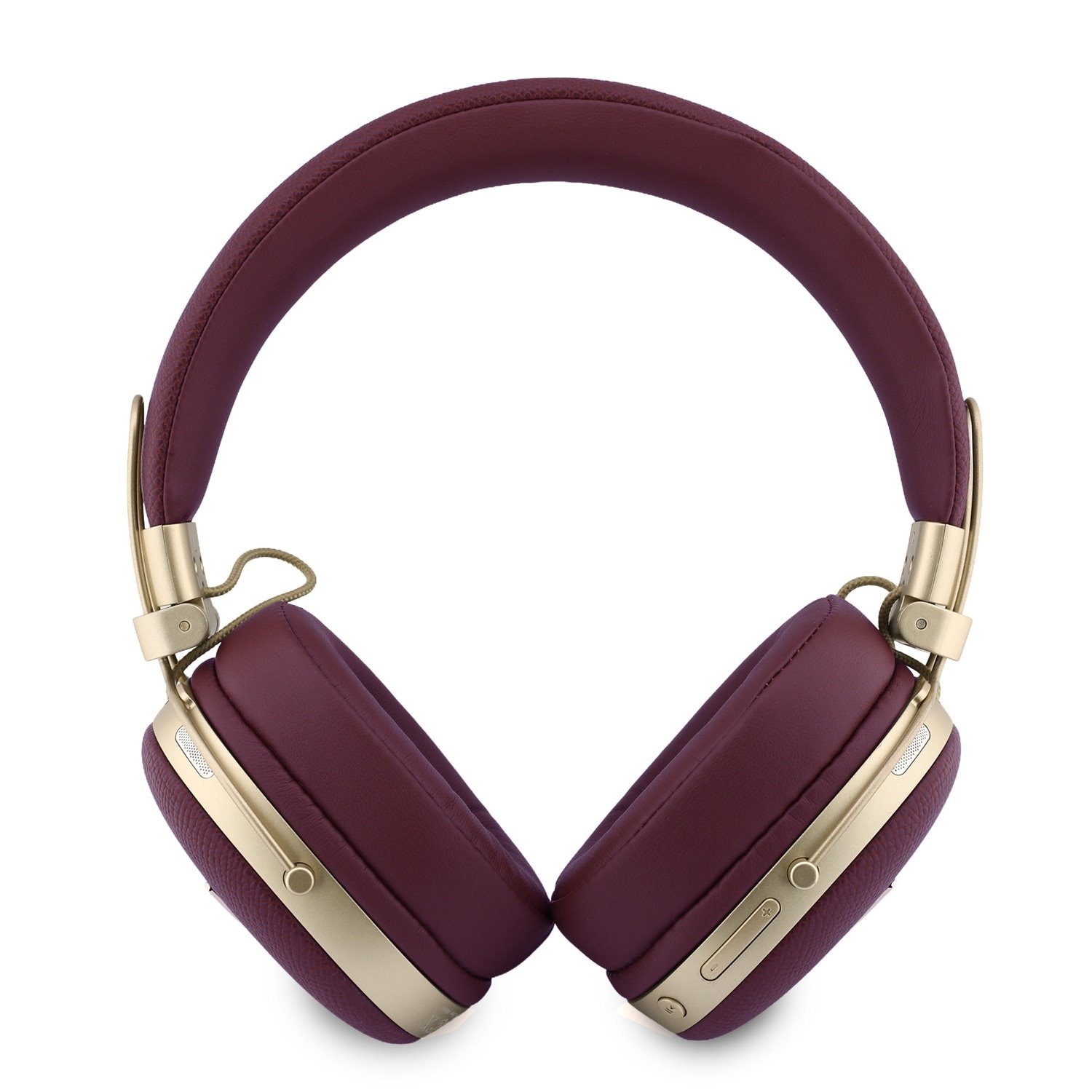 GUESS Bluetooth HF PU Grained Triangle Gold Metal Logo ENC /бордо/ - GUOBHP72PGTCSU