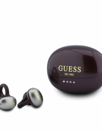 GUESS Bluetooth HF OWS Metallic Finish Classic Logo /бордо/ - GUTWSOL3MEGR