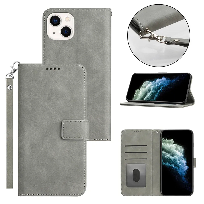 Калъф Exclusive Wallet Honor 600/600 Pro 5G /сив/