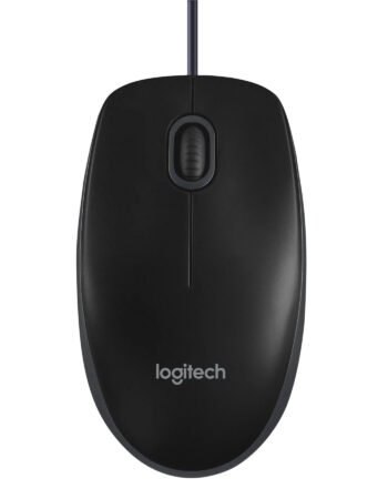 Logitech Кабелна мишка B100 /черен/ - 910-003357