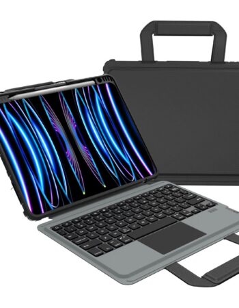 NILLKIN Калъф за Таблет с клавиатура Bumper GO iPad Air 4/5/10.9 2020/11 2024/2025/Pro 11 2020/2021/2022, Backlit Version /черен/