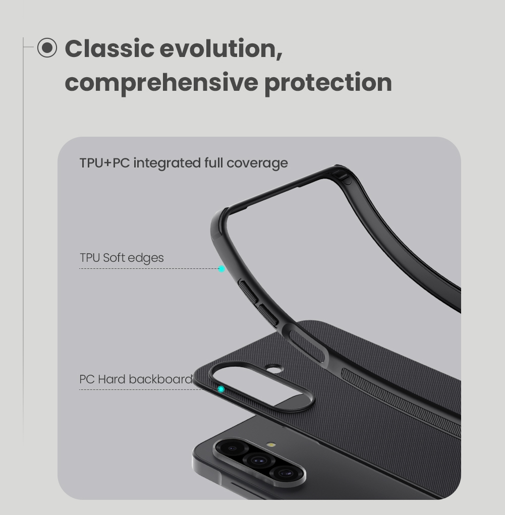 NILLKIN Калъф Apple iPhone 16, Super Frosted Shield /черен/