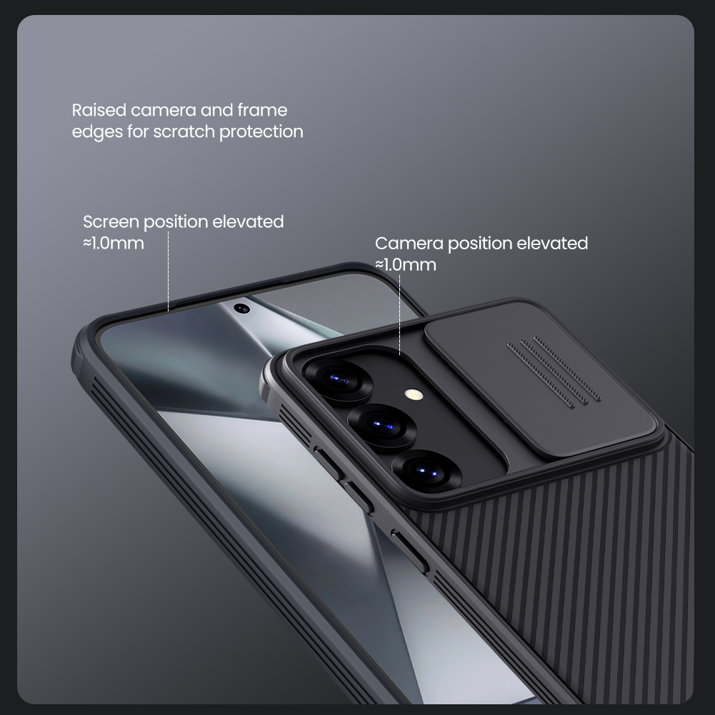 NILLKIN Калъф Samsung S25, Camshield Pro /черен/